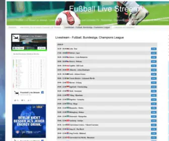 Fussball-Livestream.info(Fussball Live Stream) Screenshot