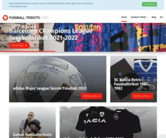 Fussball-Trikots.com(Fußball trikots) Screenshot