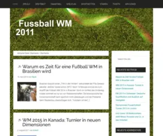 Fussball-WM-2011.de(Fussball WM 2011) Screenshot