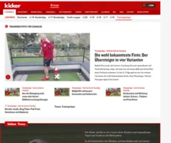 Fussballd21.de(Kinderfußball) Screenshot