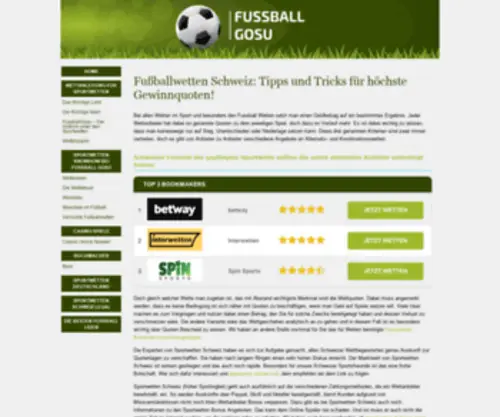 Fussballgosu.com Screenshot