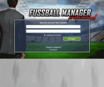 Fussballmanagerprofessional.de(Fussball Manager Professional) Screenshot