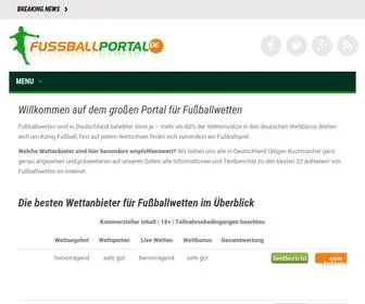 Fussballportal.de(Fußballwetten) Screenshot