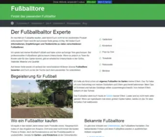 Fussballtor-Experte.de(Dit domein kan te koop zijn) Screenshot