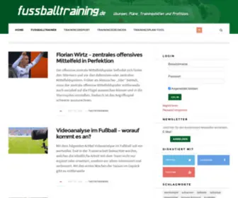 Fussballtraining.de(Fußballtraining) Screenshot