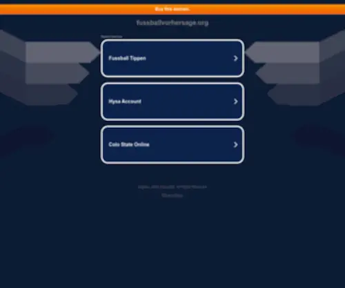 Fussballvorhersage.org(fussballvorhersage) Screenshot
