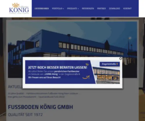 Fussboden-Koenig.de(König) Screenshot