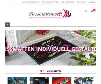 Fussmatten-Welt.de(Fussmatte gestalten & bedrucken) Screenshot