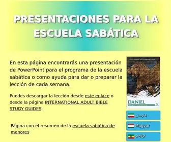 Fustero.es(Escuela sabática adventista) Screenshot