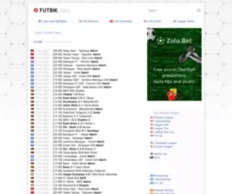 Futbik.org(Football Highlights and Football matches) Screenshot