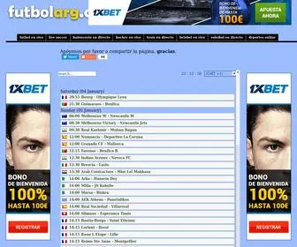 Futbolarg.com(Futbolarg, Futbol En Vivo) Screenshot