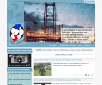 Futboldesantafe.com.ar(Fútbol de Santa Fe) Screenshot