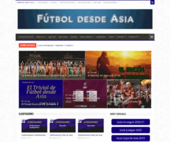 Futboldesdeasia.com(Portada) Screenshot