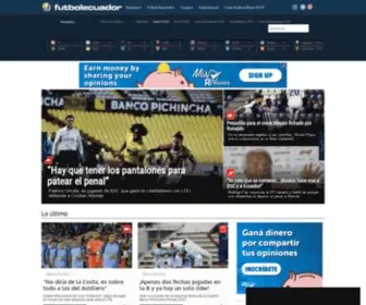 Futbolecuador.com(Fútbol Ecuador) Screenshot