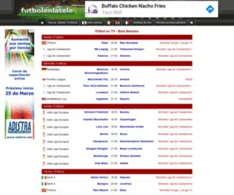 Futbolenlatele.com(Fútbol en la Tele) Screenshot