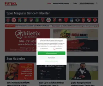 Futbolexpress.de(Hamburg'un ilk Amatör Lig) Screenshot