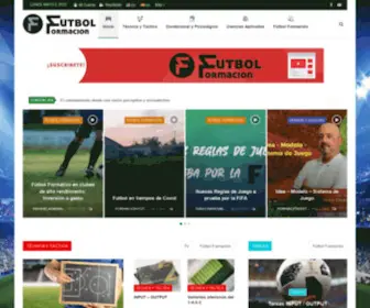 Futbolformacion.com(BeDietitian) Screenshot