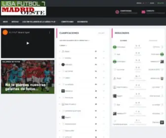 Futbolmadridoeste.es(Fútbol) Screenshot