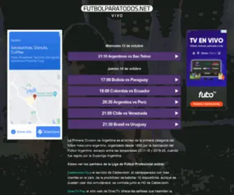 Futbolparatodos.net(Fútbol para Todos) Screenshot