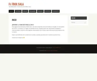 Futbolsala.com.es(Fútbol Sala) Screenshot