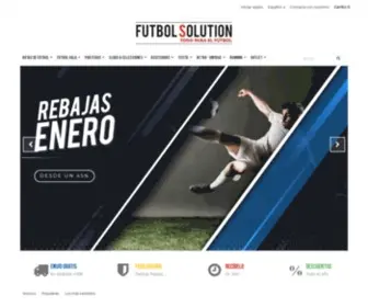 Futbolsolution.com(Tienda online de f) Screenshot