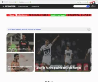 Futboltotal.com.mx(Futbol Total: Un juego auténtico lleno de nobleza y emoción) Screenshot