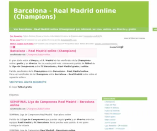 Futbolygratis.com(Fútbol) Screenshot