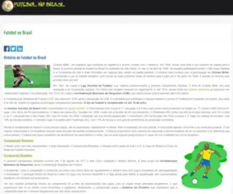 Futebol-NO-Brasil.info(O futebol) Screenshot