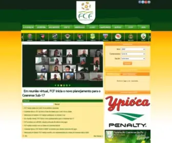 Futebolcearense.com.br(Federação Cearense de Futebol) Screenshot