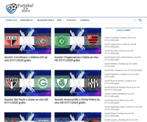Futeboldahora.com(Assistir Futebol ao vivo) Screenshot