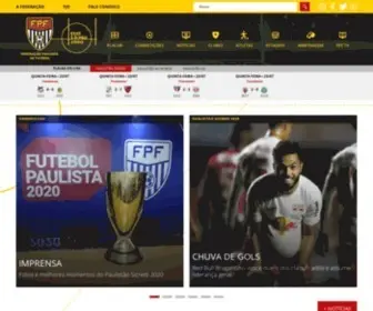 Futebolpaulista.com.br(Federação) Screenshot