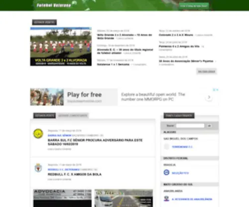 Futebolveterano.com.br(Futebolveterano) Screenshot