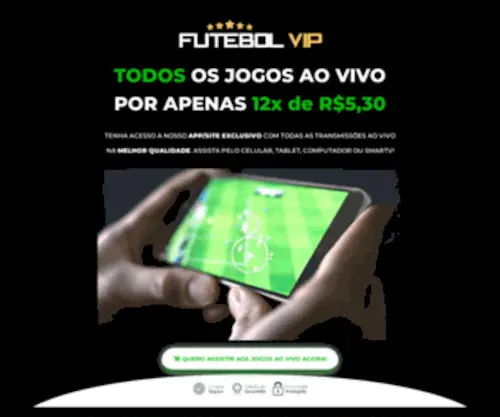 Futebolvip.com.br(Futebol Vip) Screenshot