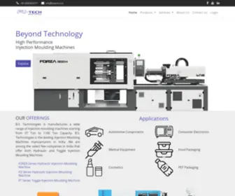 Futech.co.in(Plastic Injection Moulding Machines) Screenshot