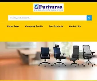 Futhuraa.com(Office furnitures manufacturer) Screenshot