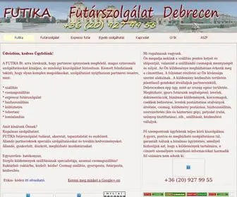 Futika.hu(Parlagfű mentesítés Debrecen) Screenshot