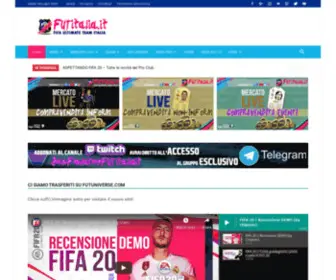 Futitalia.it(FIFA Ultimate Team Italian Fans) Screenshot