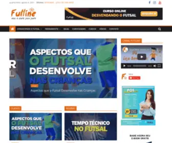 Futline.com.br(Seu site sobre futsal) Screenshot