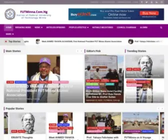 Futminna.com.ng(Stories of Federal University of Technology) Screenshot