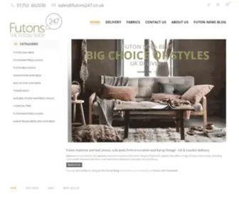 Futons247.co.uk(The Futon Shop) Screenshot