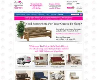 Futonsofabedsdirect.co.uk(From Futon Sofa Beds Direct Ltd) Screenshot