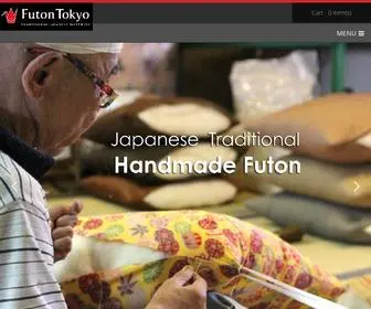 Futontokyo.com(FUTON TOKYO manufacturing best japanese futon mattress bed) Screenshot