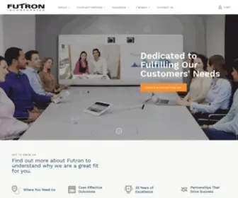 Futroninc.com(Delivering secure Information Technology (IT)) Screenshot