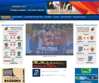 Futsala.com(Futbol sala) Screenshot
