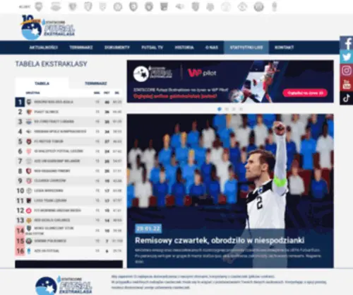 Futsalekstraklasa.pl(Futsal Ekstraklasa) Screenshot