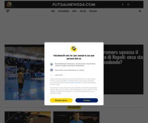 Futsalnews24.com(Calcio a 5) Screenshot