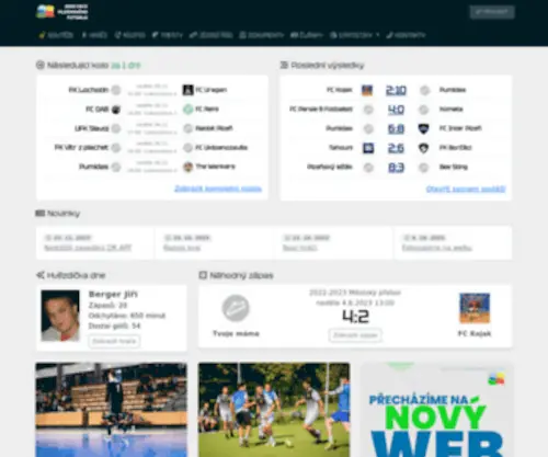Futsalpm.cz(Futsal v Plzni) Screenshot