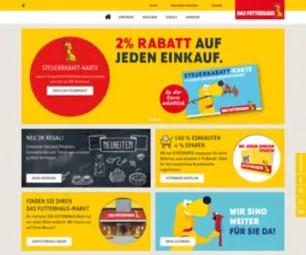 Futterhaus.de(Ihr Spezialist für Tierbedarf & Tiernahrung) Screenshot