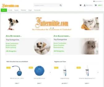 Futtermuehle.com(Tierbedarf, Tierfnahrung Tierzubehör günstig bestellen) Screenshot