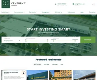 Futu-RE.com(European commercial Real Estate & Development) Screenshot